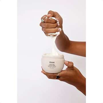 OUAI Thick Hair Treatment Masque + Shampoo + Conditioner Full Size (each)