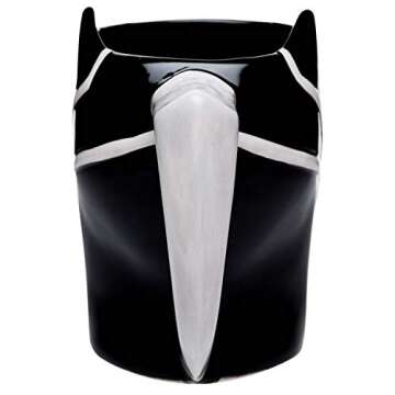 Zak Designs Black Panther 3D Ceramic Coffee Mug, 11 oz.