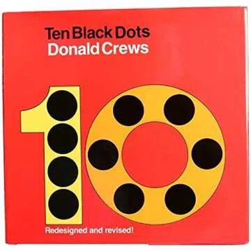 Constructive Playthings MOW-23 Ten Black Dots Early Learning Hardcover Book