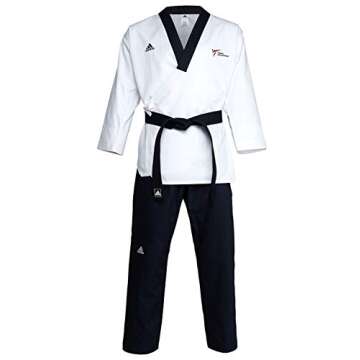 adidas Adi Poomsae WT Approved Taekwondo Uniform for Adults - Male - 190 (5)