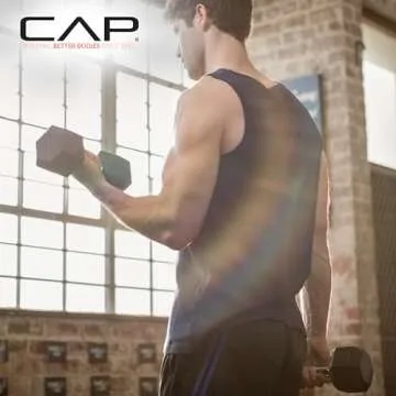 CAP Barbell 20 LB Coated Hex Dumbbell for Effective Home Workouts
