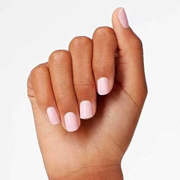 OPI Nail Lacquer It's a Girl! | Sheer Soft Pink Sheer Chip Resistant Nail Polish | Vegan, Fast Drying, Streak Free