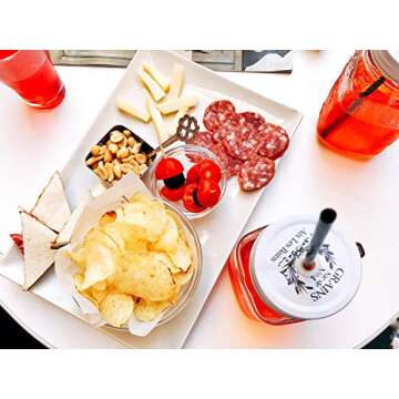 Youngever 3 Pack Plastic Serving Trays, Serving Platter for Parties, Sturdy ABS Material, 15 inch x ...