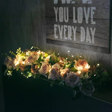 Acrylic LED Floral Centerpiece - 24 Inch Elegant Vase