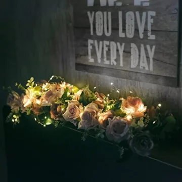 Acrylic LED Floral Centerpiece - 24 Inch Elegant Vase