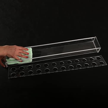 Acrylic LED Floral Centerpiece - 24 Inch Elegant Vase