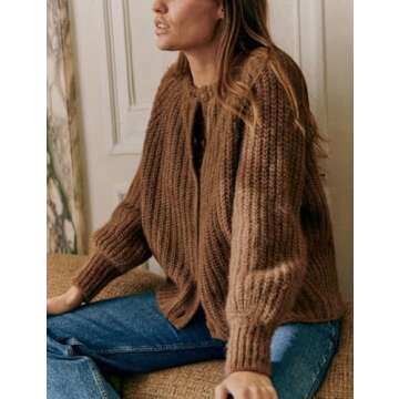 Bianstore Women's Cozy Knit Cardigan Sweater for All Occasions