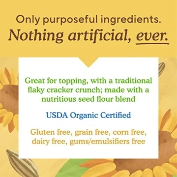 Simple Mills Organic Seed Crackers - Healthy Gluten Free Snack