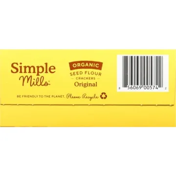 Simple Mills Organic Seed Crackers - Healthy Gluten Free Snack