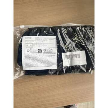 romansong High Waisted Workout Athletic Leggings Women Active Wear Ripped Leggings Womens Butt Lifting Ripped Mesh Yoga Pants with Pockets Black,Large