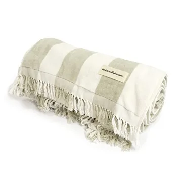 Oversized Beach Blanket - Soft Cotton - Perfect for Outdoor Fun