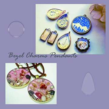 OBSEDE Open Bezel Pendants for Creative Jewelry Making