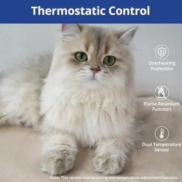 NICREW Pet Heating Pad for Cats & Dogs, Soft & Safe