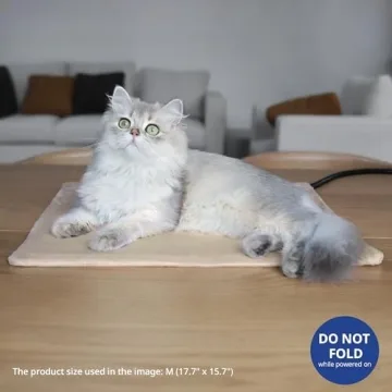 NICREW Pet Heating Pad for Cats & Dogs, Soft & Safe