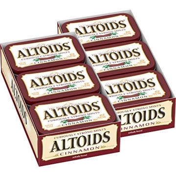 ALTOIDS Cinnamon Mints - 12 Pack of Bold, Refreshing Flavor