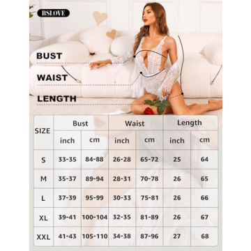 Stunning RSLOVE Lace Teddy & Robe Set for Brides