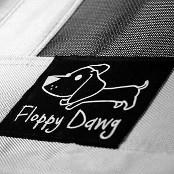 Floppy Dawg Elevated Dog Bed with Canopy Shade for Pets