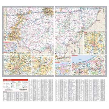 Rand McNally Easy to Fold: Ohio State Laminated Map