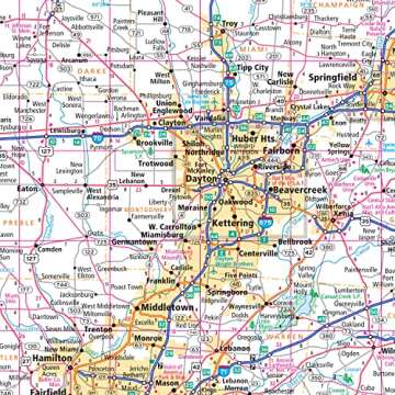 Rand McNally Easy to Fold: Ohio State Laminated Map