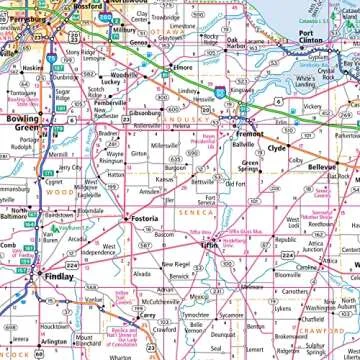 Rand McNally Easy to Fold: Ohio State Laminated Map