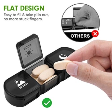 Fullicon 21 Compartment BPA-Free Weekly Pill Organizer