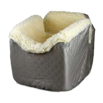 Snoozer Lookout I Pet Car Seat, Medium, Grey