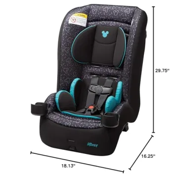 Disney Baby Jive 2-in-1 Convertible Car Seat Mickey Teal
