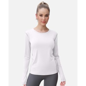 WANAYOU Women's Compression Long Sleeve Workout Shirts