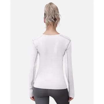WANAYOU Women's Compression Long Sleeve Workout Shirts