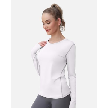 WANAYOU Women's Compression Long Sleeve Workout Shirts