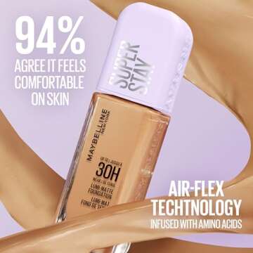 Maybelline Super Stay Lightweight Foundation for Flawless Skin