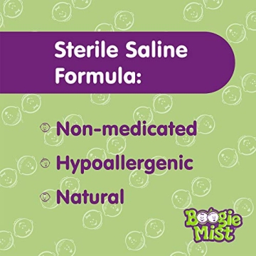 Boogie Baby Saline Nasal Spray Mist for Kids Relief