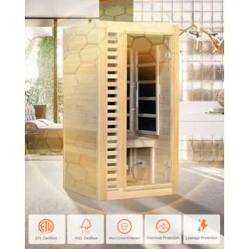 iDOTODO Infrared Home Sauna with Fast Heating and Bluetooth