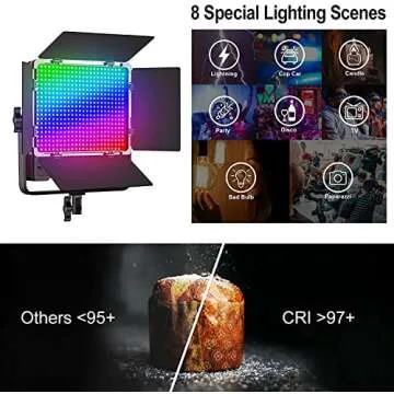GVM Pro LED Video Light for YouTube & Studio Use