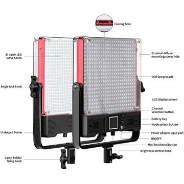 GVM Pro LED Video Light for YouTube & Studio Use