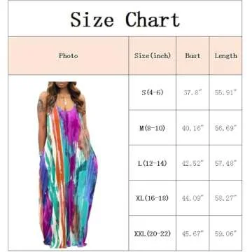 Summer Casual Maxi Dresses for Women Plus Size Sleeveless Loose Long Dress with Pockets
