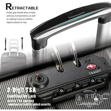 Lightweight Hardshell Luggage Suitcase by Coolife