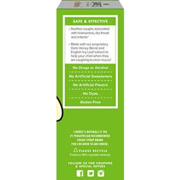 Zarbee's Children's Cough Syrup + Mucus Daytime, Cherry 4oz