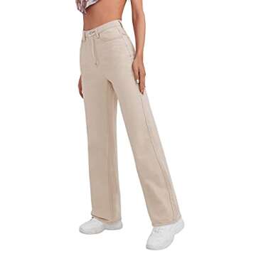 SweatyRocks Casual Boyfriend Jeans High Rise Denim Pants