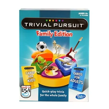 Hasbro Gaming Trivial Pursuit Game: Family Edition Board Game for All Ages