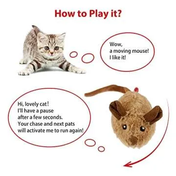 Gigwi Interactive Cat Toy Mouse for Cats and Kittens