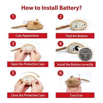 Gigwi Interactive Cat Toy Mouse for Cats and Kittens