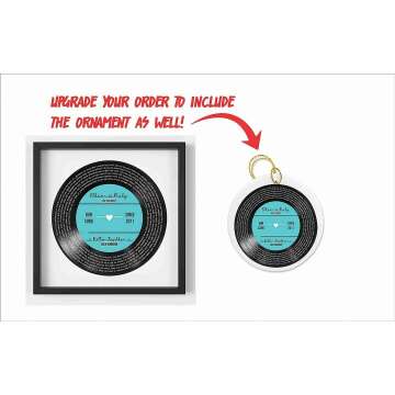 Custom Vinyl Record Lyrics - Perfect Anniversary Gift