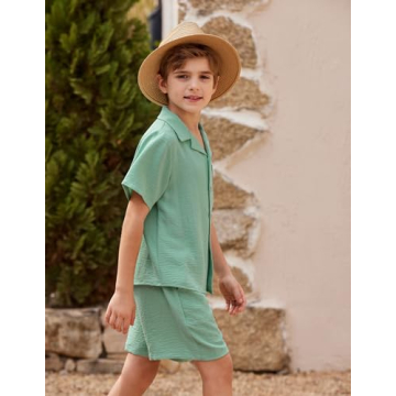 Arshiner Boys Summer Outfit Set Comfortable Stylish Fashion