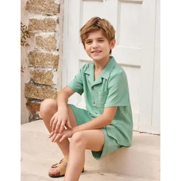 Arshiner Boys Summer Outfit Set Comfortable Stylish Fashion