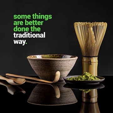 BambooWorx Matcha Whisk Set - Ideal for Tea Lovers