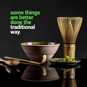BambooWorx Matcha Whisk Set - Ideal for Tea Lovers