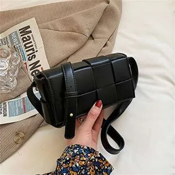 Gimue Woven Purse Crossbody Bag - Eco-Friendly & Chic