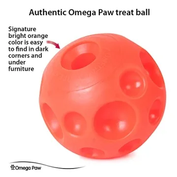 Omega Paw Tricky Treat Ball Large Dog Toy for Fun Playtime