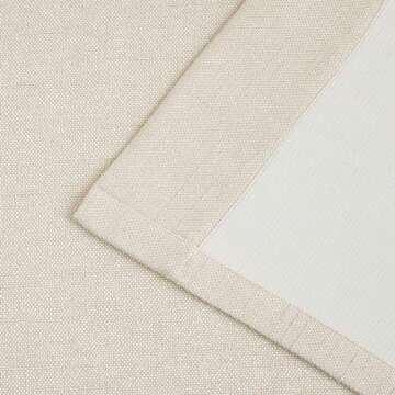 WEST LAKE Natural Curtain Panels for Elegant Home Style